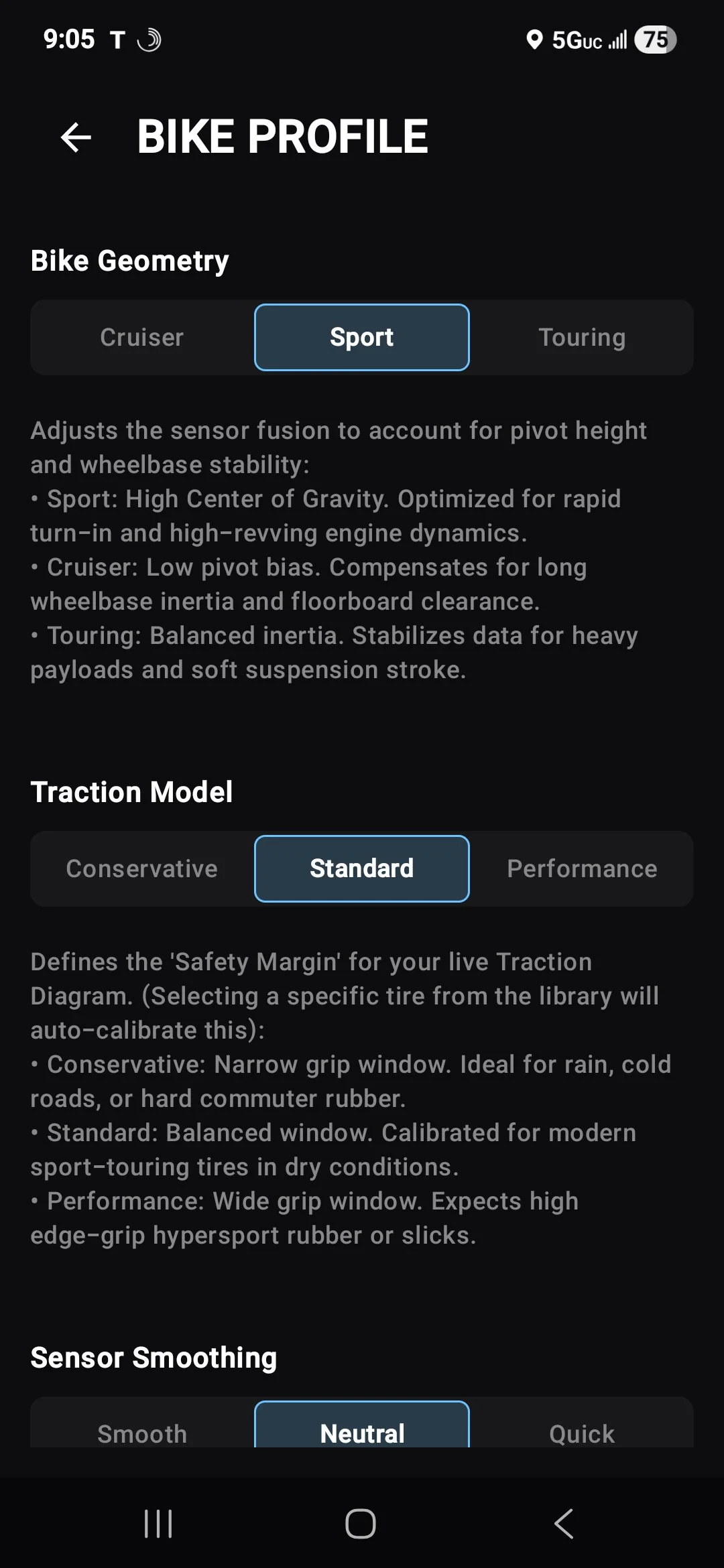 ThrottleX Bike Profile
