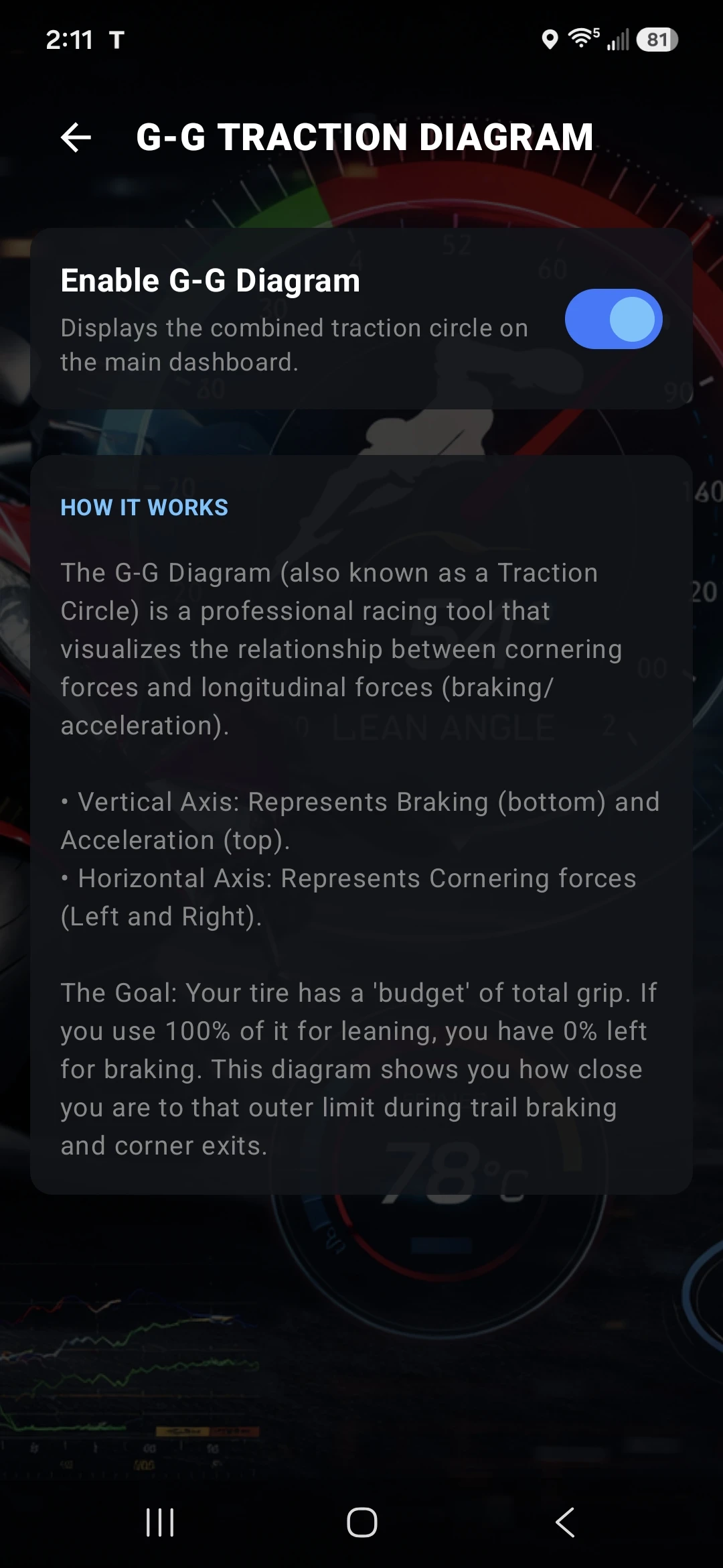 ThrottleX G-G Traction Diagram
