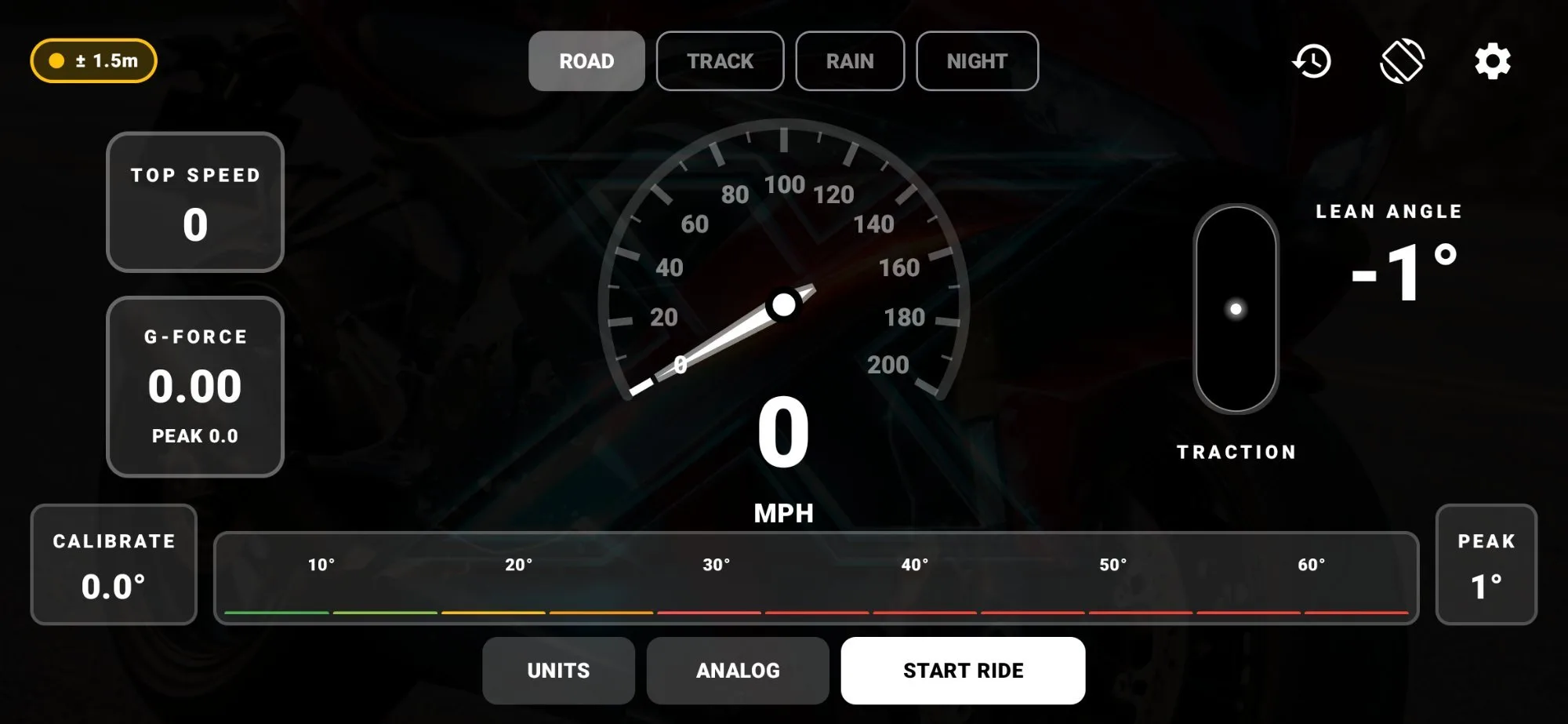 ThrottleX Road Mode Dashboard